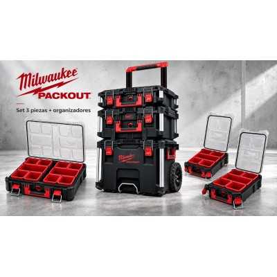 ≫ Comprar Milwaukee PACKOUT™ Conjunto 3 peças+Presentes