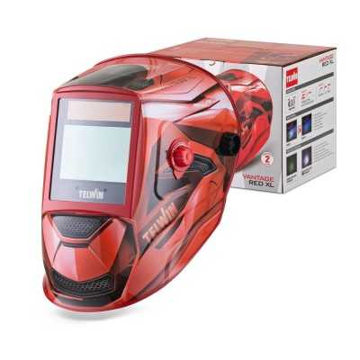 Máscara de capacete de soldadura automática Telwin Vantage Red XL XL