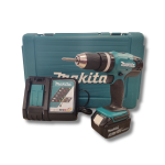 Makita DHP453RFE Berbequim Percutor 18V LXT 42 Nm com 1 Bateria 3Ah e Mala – Outlet Danos Estéticos