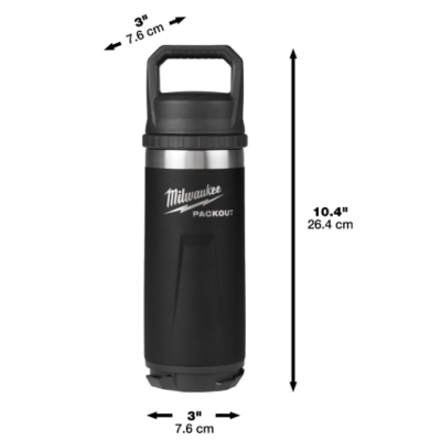 Milwaukee TERMO PACKOUT™ 710ml NEGRO