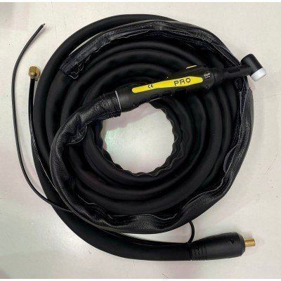 Tocha TIG SR26 8m Coaxial e estojo em pele DINSE 35/50